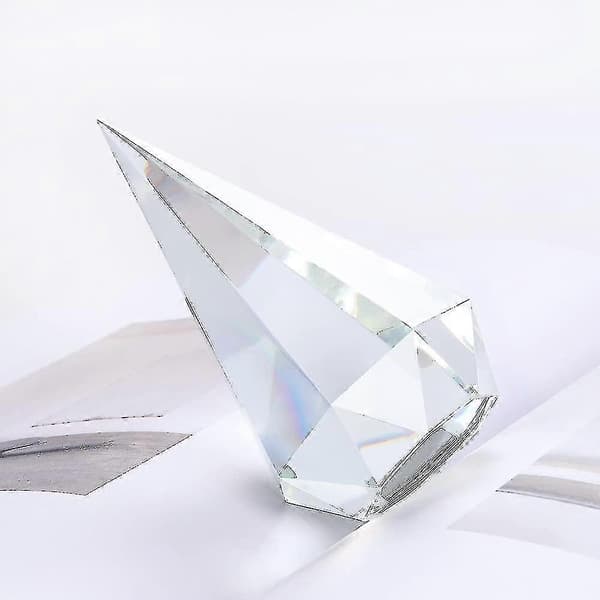 Facetteret ringkegle-harpiksform i silikone, diamantformede ringholder-forme til harpiksstøbning, ringkegle-pyramide-silikoneforme til epoxyharpiks [DB]