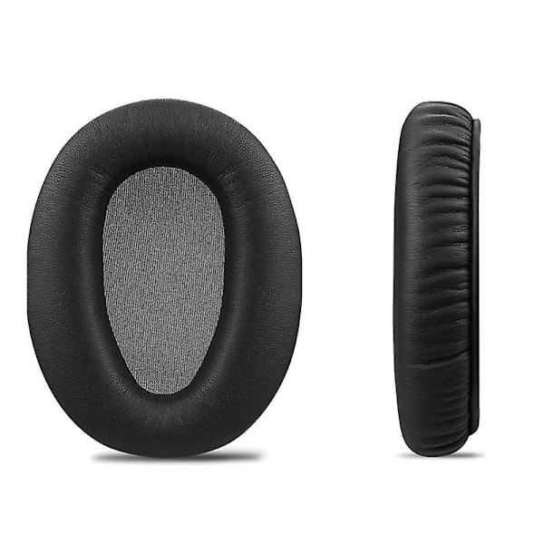 1 par Skumøreputer Pute Lærøreputer For Wh-ch700n (whch700n) & Mdr-zx780 (zx780dc)/mdr-zx770 {Db} Black