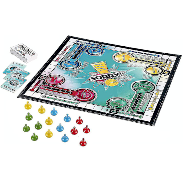 Hasbro Gaming Sorry! Parker Brothers Familiespil for 2 til 4 spillere i alderen 6 år og opefter DB