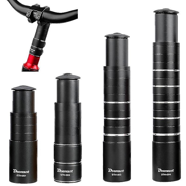 Cykel Gaffel Frempind Hæve Adapter MTB Styr Højde 100mm Forøgelse Forlænger Aluminium Legering Cykeldele Passer Dia. 28.6mm [DB] 217mm