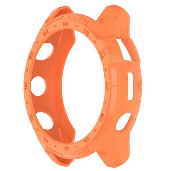 Tpu-deksel for Garmin Fenix 7x 6x 5x Tactix 7 6x Pro Fenix 7 6 5 Enduro 2 Mykt Silikon orange