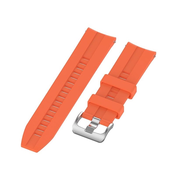 20 mm justerbar vanntett silikonarmbåndsurrem for Xiaomi-mibro Air Jikaix Orange