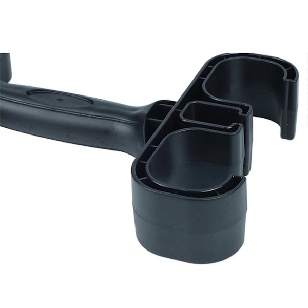 Træningselastik Håndtag Bærbart til Kropstræning Pilates Vægtløftning [DB] Black 24cmx13.6cmx3.8cm