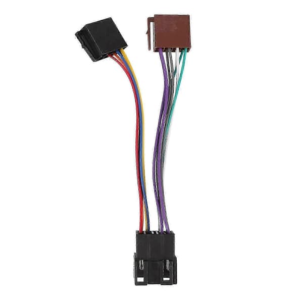Universal bilstereo hun-adapterkabel med ABS-materiale til stabil bil-audiosystemforbindelse Nem installation[DB]