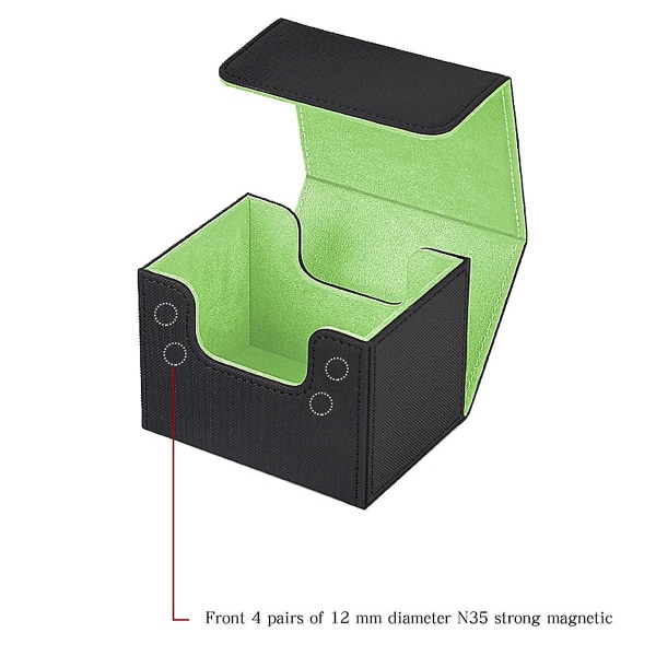 Samlarkortsdäck Box Organizer Förvaring Samlarobjekt Spelkortsfodral Skyddsbehållare för 1