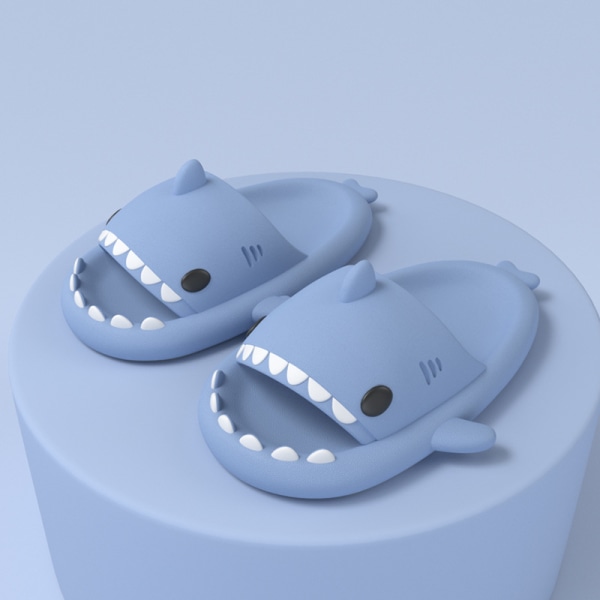 Shark Tofflor Halkfria duschtofflor Badrumstofflor Mjuka sommarsandaler för flickor och pojkar Nyhet