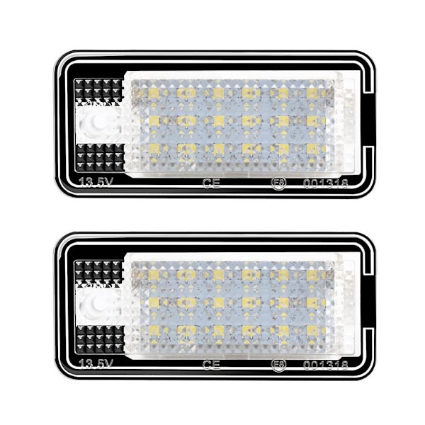 2 kpl LED-rekisterikilven valot A3 S3 A4 S4 A6 C6 A8 S8 Q7 Db:lle