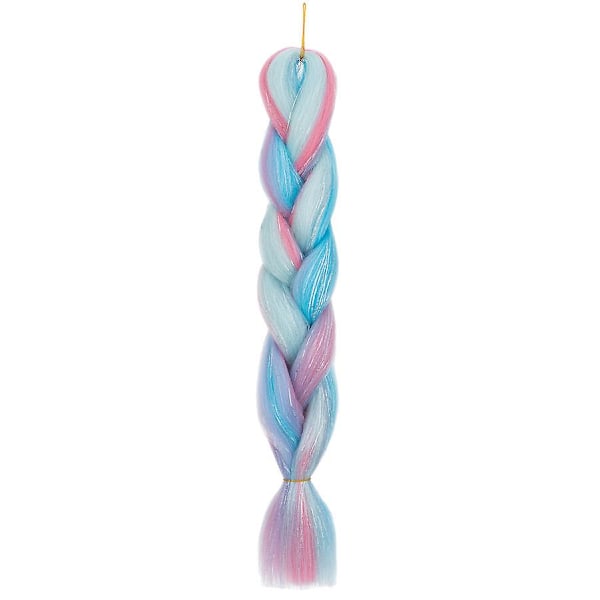 24 tuuman punontahiukset Synteettiset Ombre-kierteet Punontahiukset DIY Jumbo-punos Naisille {DB} 4 24inch