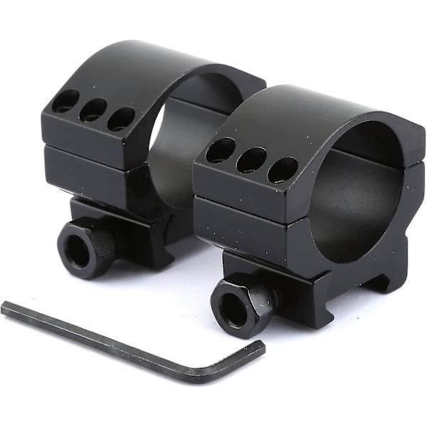 Scope Mount Ring Lav Profil Heavy Duty Rifle Scope Mount Rings Med 6 Bolter For Weaver Picatinny Rail 230mm [DB]