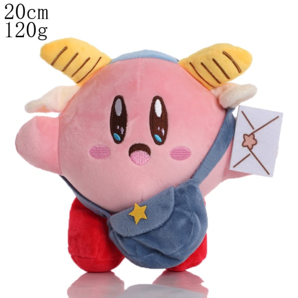 Söt stjärna Kirby docka Kirby plysch leksak tecknad docka fångstmaskin docka [DB] A