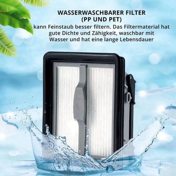 Borstvals för Crosswave X7 Pet Pro 3011,2832Z,2955Z Multi-Surface All in One Wet Vacuum och Filt [DB] As shown