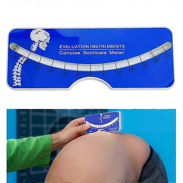 Scoliometer 0-30 Skolios Testmätare för Medicinsk Utvärdering Diagnos av Rygg- och Ryggradsskolios hos Vuxna Barn [db]