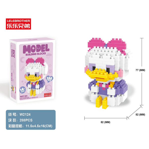 Mini  Byggeklodser Uddannelseslegetøj  Figurer  Og Minnie Db H