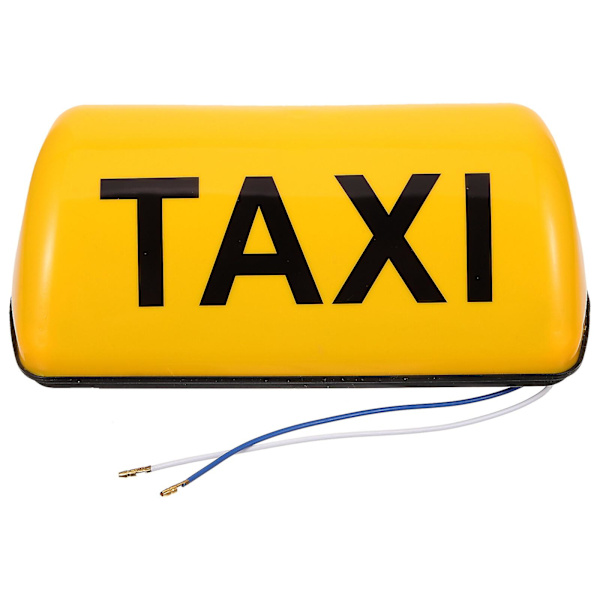 Taxi Taklampa Taklampa Upplyst Taxi LED-skylt Taxilampa för användning på taxitak db As Shown 29.00X13.50X11.00CM