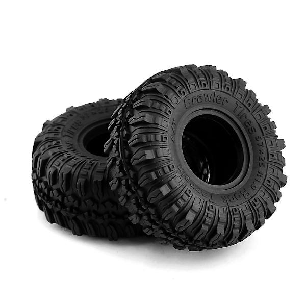 1,0 tum mjuka däck 25x57mm för 1/18 Rc Crawler Car Axial Scx24 Trx4m Ax24