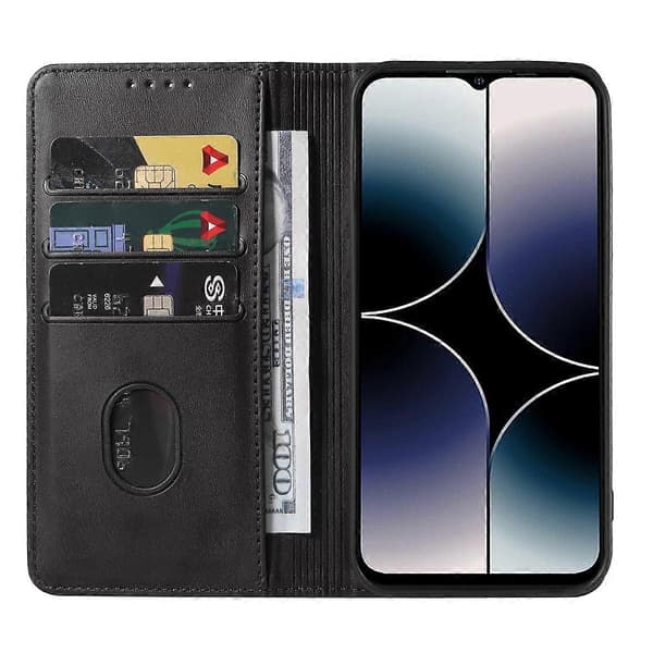 Magnetisk Stängning Läder Telefonfodral [DB] Black For Ulefone Note 16 Pro