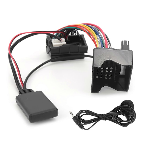 Bil Bluetooth 5.0 AUX?IN Kabel Ljudadapter Passar Citroen C2/ C3/ C4/ C5/ C6 med Mikrofon [DB]