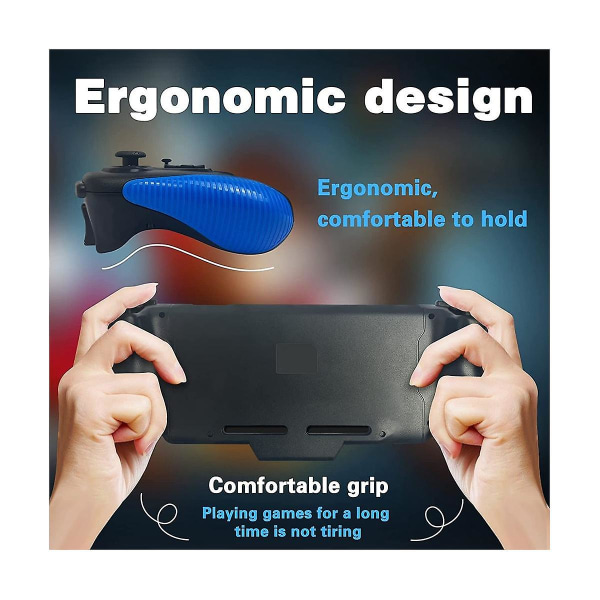 Håndtag spilcontroller til /oled, joypad i ét stykke Ergonomisk design med 6-akset gyro-dobbeltmotorvibration