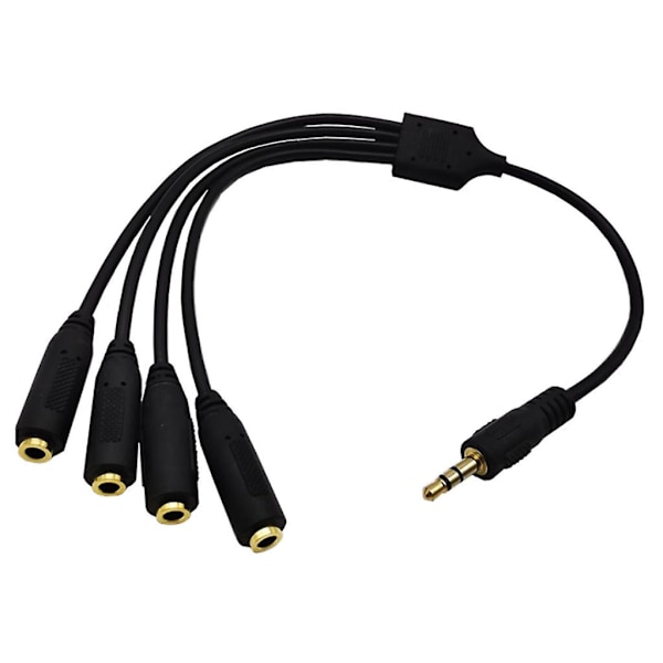 3,5 mm splitter mikrofon- og lydkabel for øretelefoner og headset smarttelefon [Db]