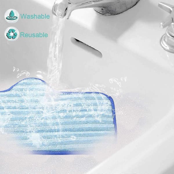 6-pack kompatibla med Dupray Neat Steam Cleaner Mikrofiber Pads [DB]