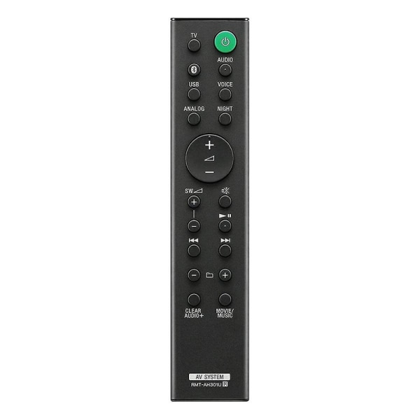 -AH301U Fjernkontroll erstatning HT-MT300 HT-MT301 SA-WMT300 SA-MT300 SA-MT301 SA-WMT301 {DB} black