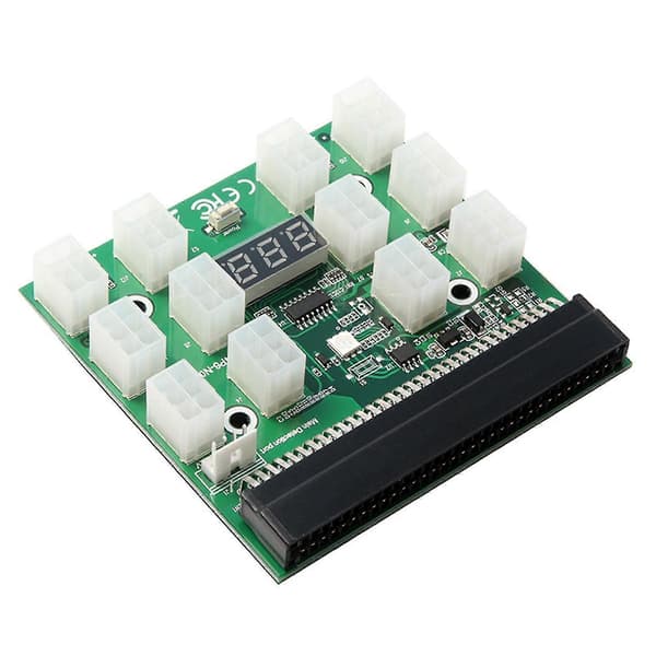Breakout Board til HP 1200w 750w PSU GPU Miner Mining Btc Eth [db]