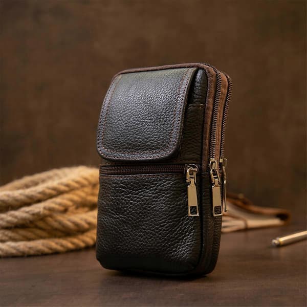 Vintage Smart Brun Belteveske [DB] brown
