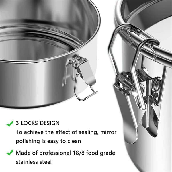 Flanform i rostfritt stål med lock, 2,3 liter - Flanform - Flanform