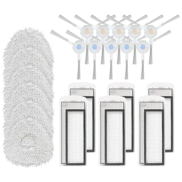 Reservedeler for Narwal T10 Robot Vacuum Cleaner Side Brush Hepa Filter Mop Cloth [dB} As Shown