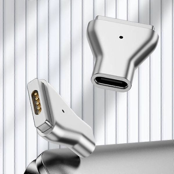 USB C til MagSafe 2 Adapter til MacBook Oplader Konverter - Type C Kompatibel [DB]