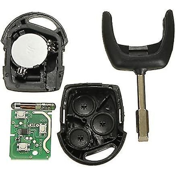 1 stk. 3 knappers 433mhz fjernbetjening nøgle til Ford/mondeo/fiesta/focus/ka Transit