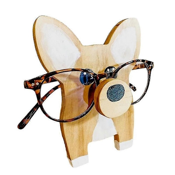 Söpö 3D Eläimen Pään Lasiteline Puinen Teline Aurinkolaseille Silmälaseille db Dog