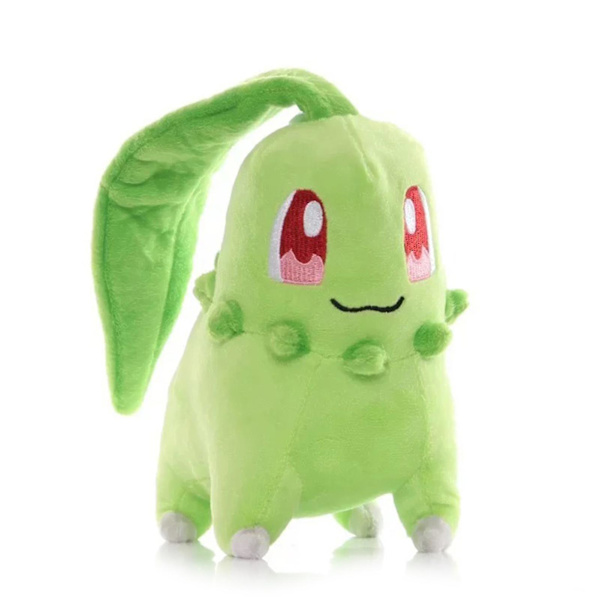 Chikorita 20cm Plys Legetøj Blødt Til Børn Gaver Plys Figur Stoppet Blød Dukke A  [dB}