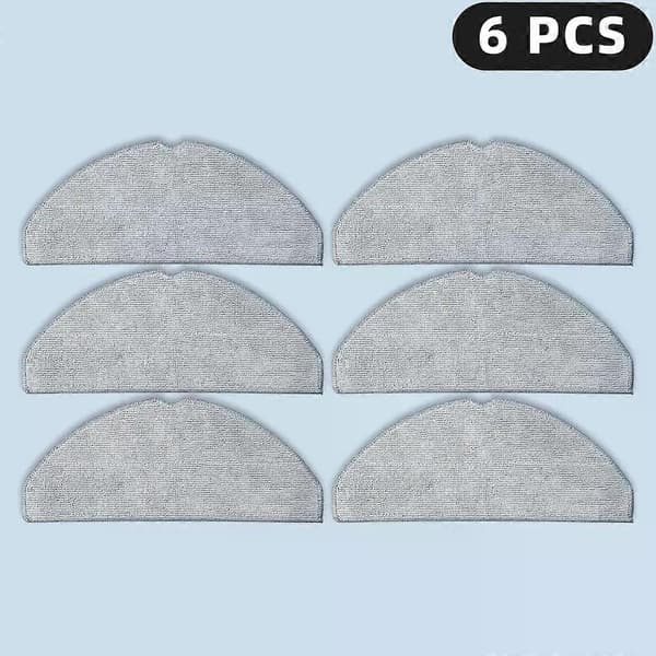 Kompatibel med (TP-Link Tapo RV30 Max Plus / RV20 Max Plus) Reservedeler Filter Sidebørste Moppeklut Støvpose Tilbehør [db] Set C