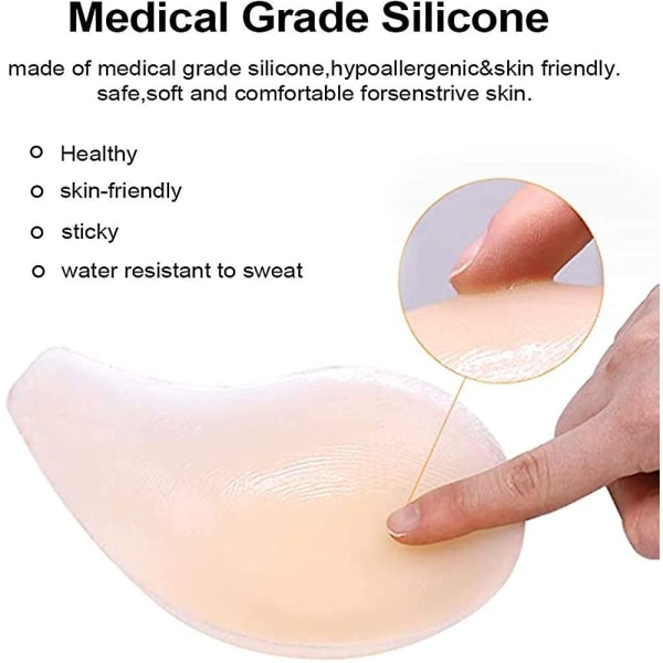 Selvklæbende BH til Damer Push Up, Premium Silikone BH Tape Breast Lift Pasties Sticky BH M/l/xl Cup