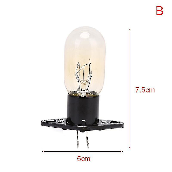 Mikrobølgeovn Lys Pære Base Design 230v 20w Udskiftning Med Pæreholder {Db} B