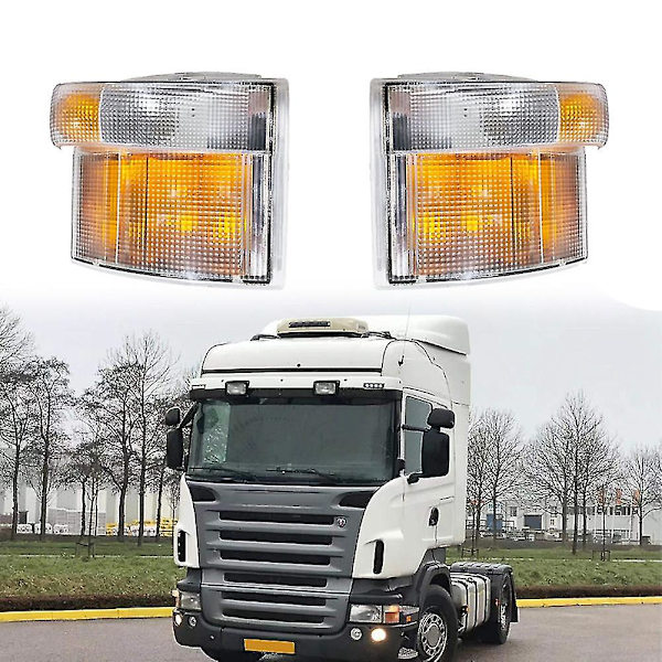 2 stk. lastebillyslampe for Scania lastebil 114 G400 P400 R420 lampe 1387155 1385410 Db