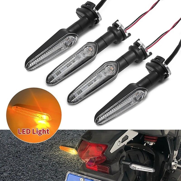 LED-blinkers för Yamaha MT07 Tracer 700 XJ6 FZ6 MT09 900 MT10 YZF R1 R3 R6 R25 FZ8 Motorcykelindikator Blinkerslampa Db 2pcs
