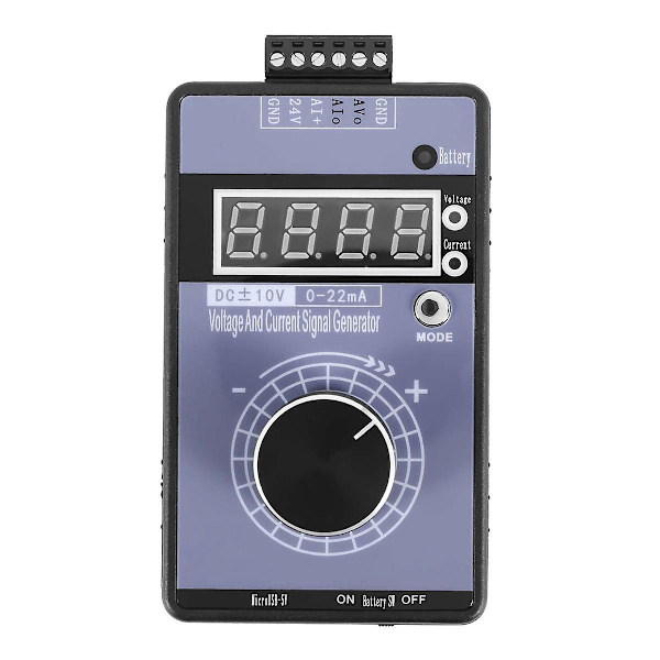 Præcision 4-20mA Strøm Spænding Signalgenerator, Analog Simulator Til Plc Og Panel Debugging, Frekvensomformer