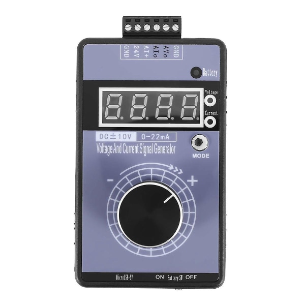Precision 4-20mA ström- och spänningssignalgenerator, analog simulator för PLC och panel felsökning, frekvensomvandlare