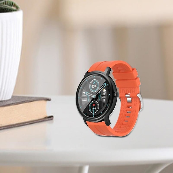 20 mm justerbar vattentät silikonarmband watch för Xiaomi-mibro Air Jikaix Mint Green