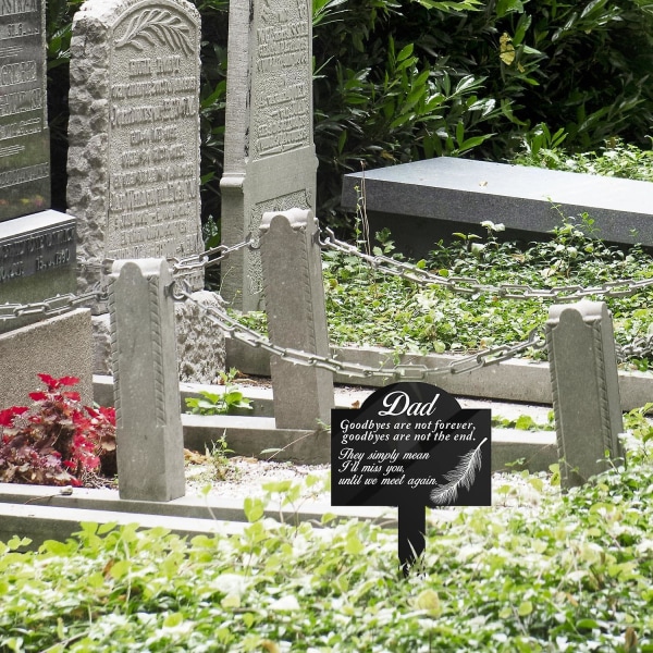 Isän muistomerkit hautausmaalle - akryylihöyhentaulu