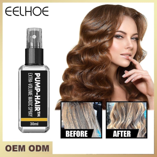 Eelhoe Hair Styling Spray Krøllete Hair Styling Hårspray Sterk Langvarig Frisk Duftende Rygg Hårstyling 30ml