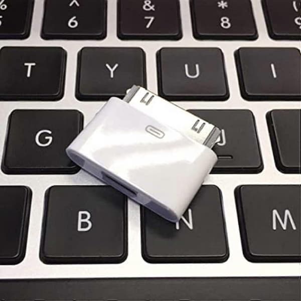 Lightning til 30-pin adapter, han til 8-pin hun-stik konverter med iPhone [Db]