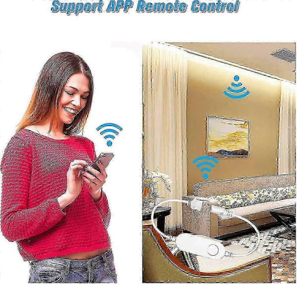 WiFi LED Controller Trådløs Smart Controller med RGB-interface