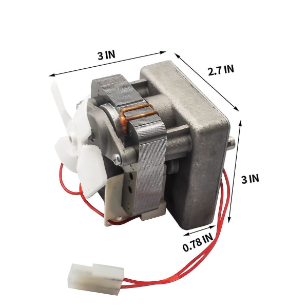 Db Upgrader Auger Motor Replacement För Traeger, Pit Boss Och Camp Chef Wood Pellet Grills,2.0 Rpm, 110v, 60hz, 2 Pole