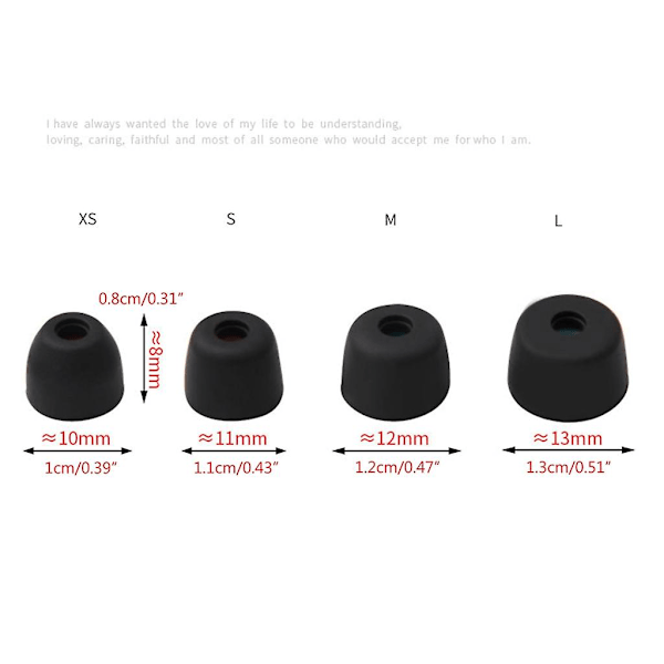 Bløde Silikonørepropper til WF 1000XM5 Antislip Bløde Ørepropper Ørepropper Dæk [DB] Black
