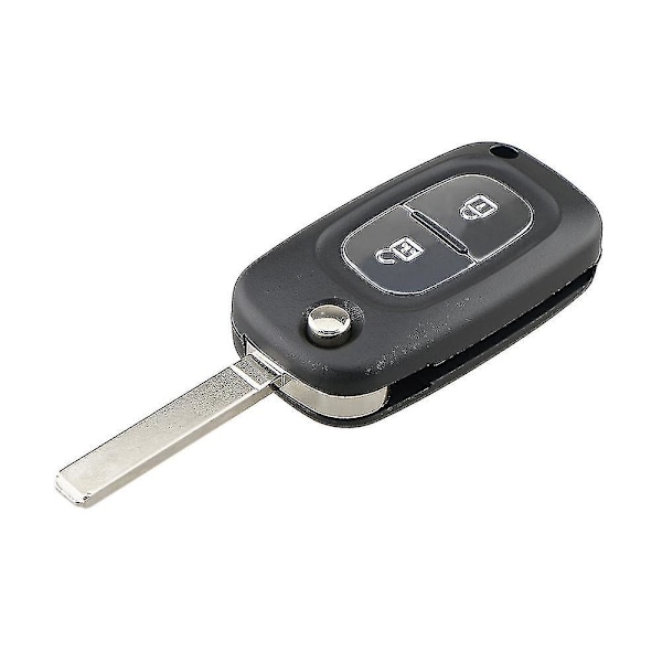 Bilnøgleudskiftning 2 knapper Bilnøgleetui til Renault Clio / Megane / Kangoo / Modus [db]