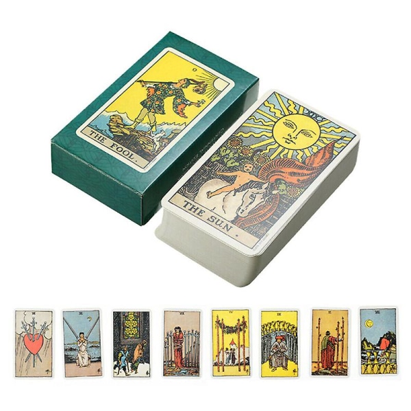 1 box Magical Smith Tarot Cards Deck Edition Mystisk Tarot Board Game 78 Card