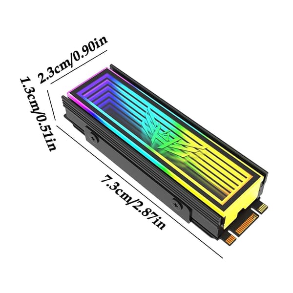 Harddisk-køler, lydløs radiator med skridsikker base, eksternt køleventilator-tilbehør, bærbart varmeafledningsværktøj, til computer, bærbar computer[DB] Black